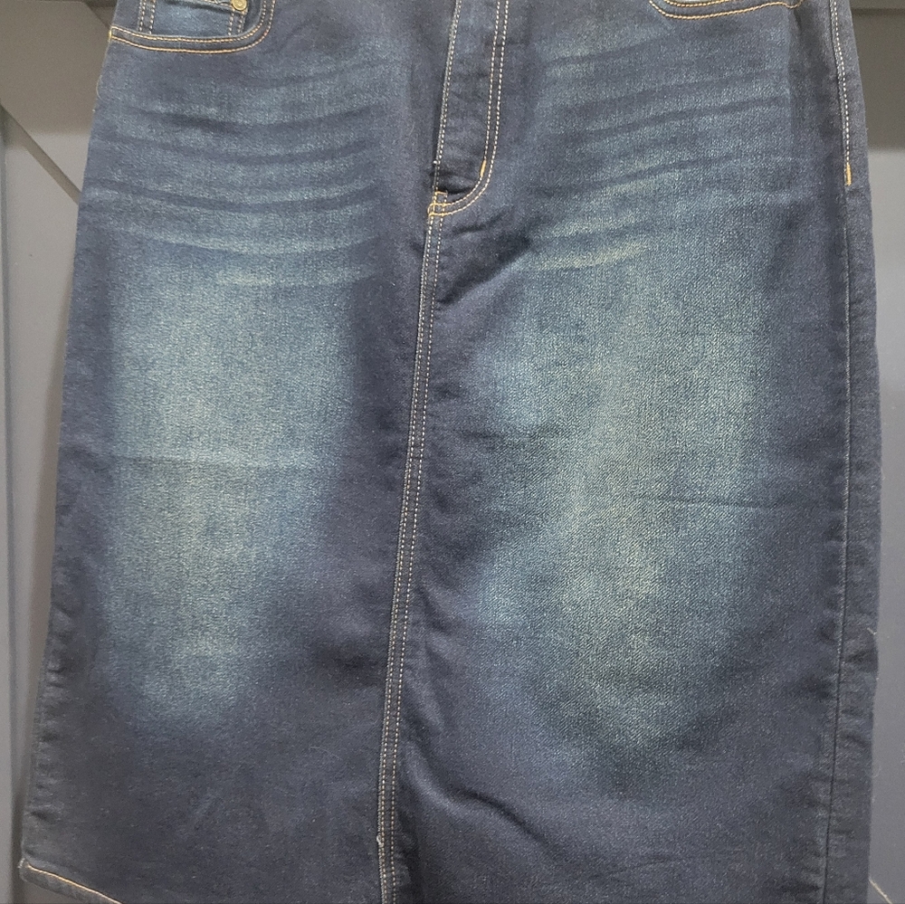 Cato Stretch Denim Skirt